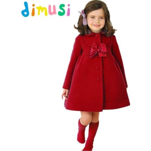 Теплые платья для девочек DIMUSI China At AliExpress