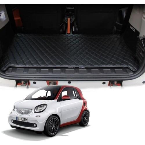 For Mercedes Smart 453 Fortwo Car Anti Dirty Pad Trunk Back Tail box Seat Cushion Protector Pad Car Styling Interior Accessories