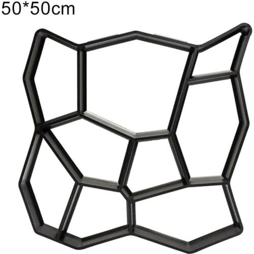 Garden Pavement Mold Garden Walk Pavement Concrete Mould DIY Manually Paving Cement Brick Stone Road Concrete Molds Path Mate