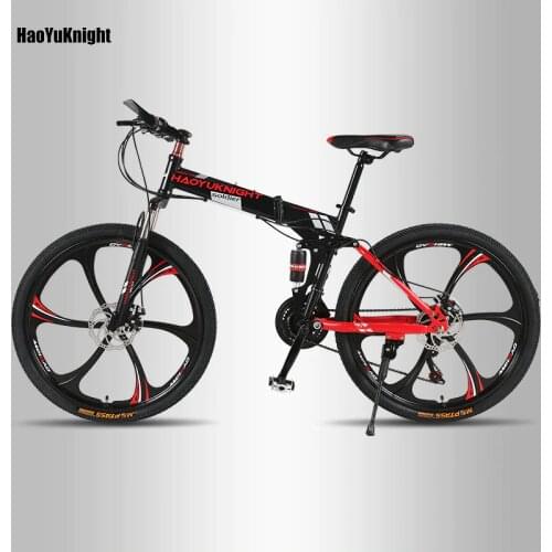 Mountain bike folding bike bicycle thick tire 26 inch 21 speedAdult bicycle gift bike birthday gift is not a snowmobile