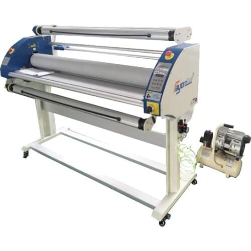 63" Poster Laminating Machine With Cyliner Cutting Blade 1.6M Wide Format Laminator Cold Vinyl Lamination Machine