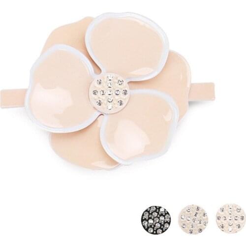 Small Hair Barrettes for Women Girl French Styles Hair Clip - New Rose Flower Hair Accessory Ornament Jewelry Tiara Wear Daily