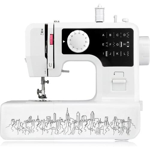 Multifunctional Sewing Machine 12 Different Stitches Adjustable speed USB socket Dual Speed Double Thread US Plug