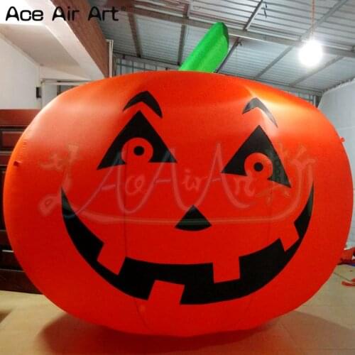 Model 3D inflatable Halloween pumpkin replica,air blown All Saints' Day decoration