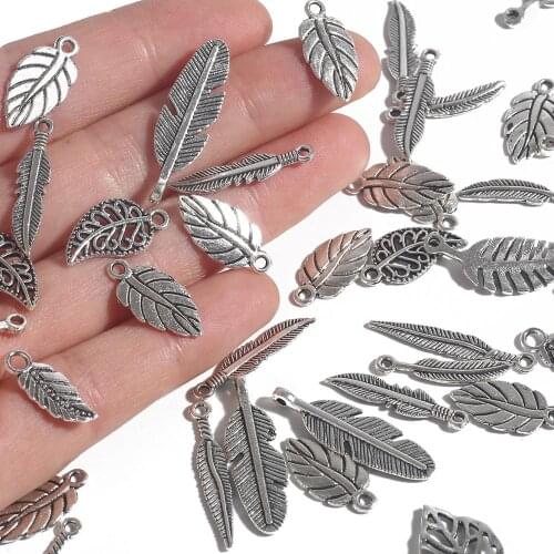 New 10-50Pcs/Lot Tibetan Antique Silver Color Beads Spacer Loose Beads Handmade For Charm Jewelry Making Necklace findings
