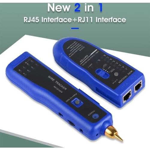 Free shipping RJ11 RJ45 Cat5 Cat6 Telephone Wire Tracker Tracer Ethernet LAN Network Cable Tester Detector Line Finder