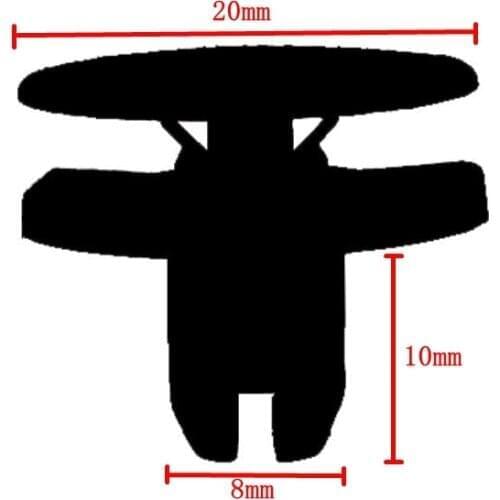 15pcs Clips Trim Mountings Fender Retainer for Honda Acura Fastener 91501TR0003