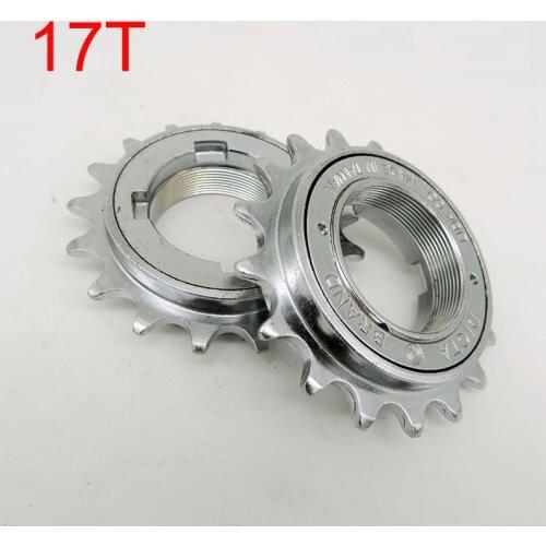 17T bike freewheel 17 teeth chain wheel for fixed gear bike part steel freewheel