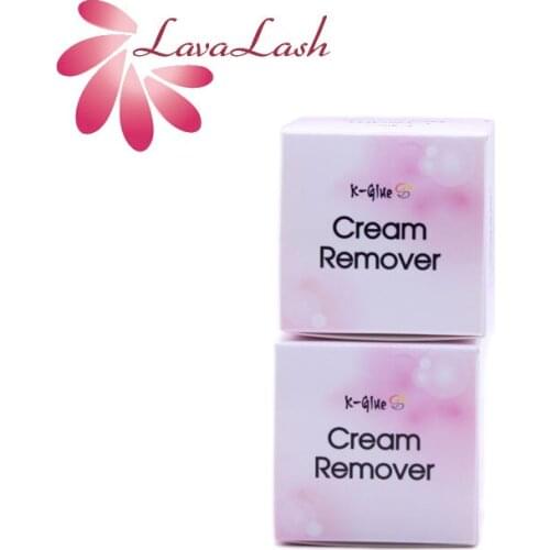 2 bottles K-glue Pink Cream Remover for Individual Eyelash Extensions 15g/bottle Original Korea Eyelash Shop Makeup Tools