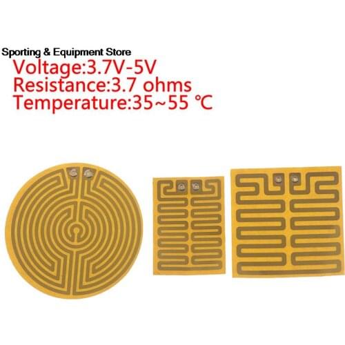 3.7V-5V Mini USB Insulation Coaster Heater Heat Electric Winter Warm Pads Mat Pad for outdoor Insoles