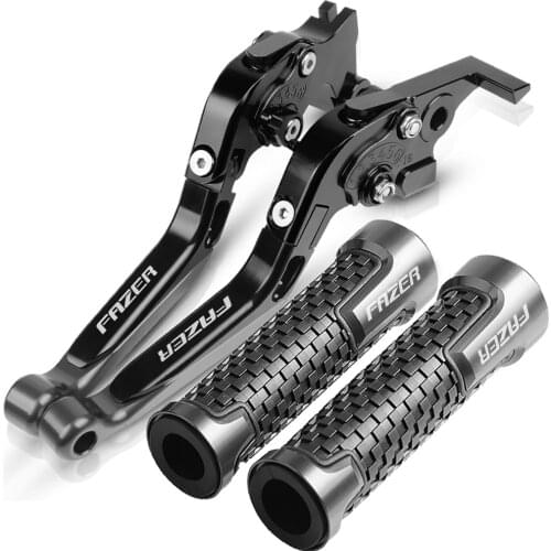 For YAMAHA FZ6 FZ6 FAZER 2004-2010 2009 2008 2007 2006 Motorcycle Brake Clutch Lever Extendable Adjustable Hand Grip Handlebar