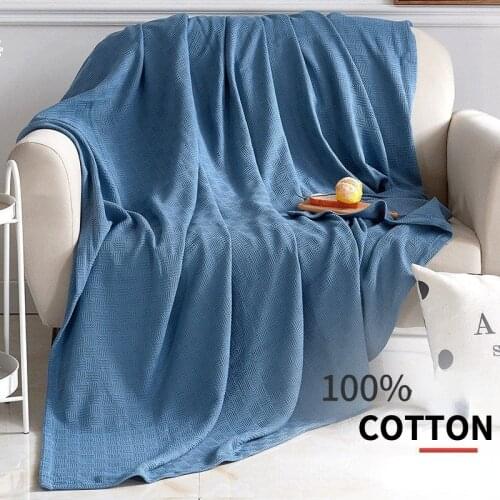 KINGSHILAI Cotton Throws On The Sofa