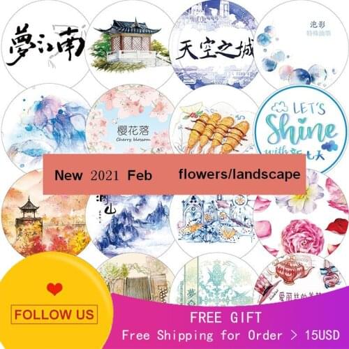 Alice In Wonderland Washi Tape Floral Cute Stationery Journal Scrapbooking Stickers