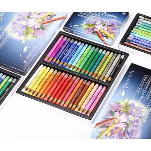 MUNGYO 12/24/36 Colors MAC series Oil Pastels for Children water soluble crayons colorful sticks children coloring oil paint