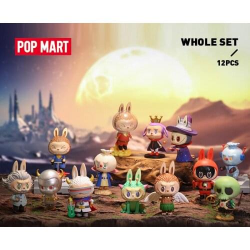 POP MART Whole Box Labubu The Monsters Space Advanture Series Blind Box Collectible Cute Kawaii Toy Figures Birthday Gifts