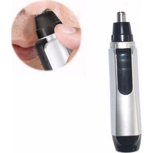 Portable Electric Nose Hair Trimmer Nose Clipper Battery Powered Razor Ear Hair Removal Face Care Shaving Razor for Men