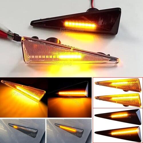Sequential Flasher Lamp For Renault Megane MK2 CC Espace MK4 Scenic MK2 Wind Avantime Thalia 2 LED Signal Side Marker Light