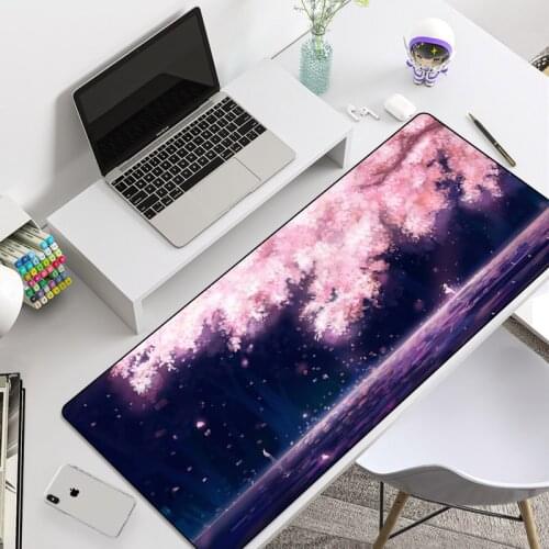 Riman Starry Sky Scenery HD Pictures Mouse PadGame Accessories Gamers Must-haveTable MatDesktop Decoration Kawaii Mouse PadXLXXL