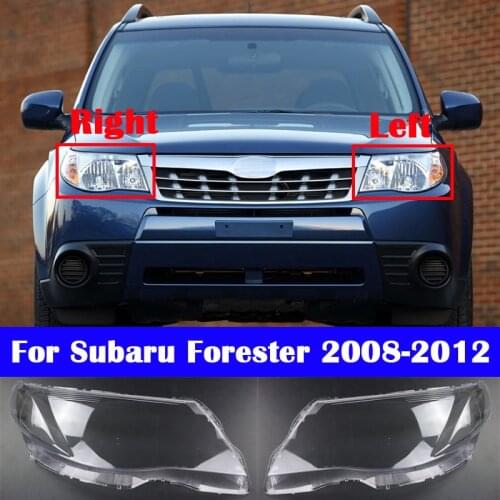 Headlight Lens Glass Cover For Subaru Forester 2008-2012 New Car Lamp Cover Headlamp Cover Shell Transparent Lampshade