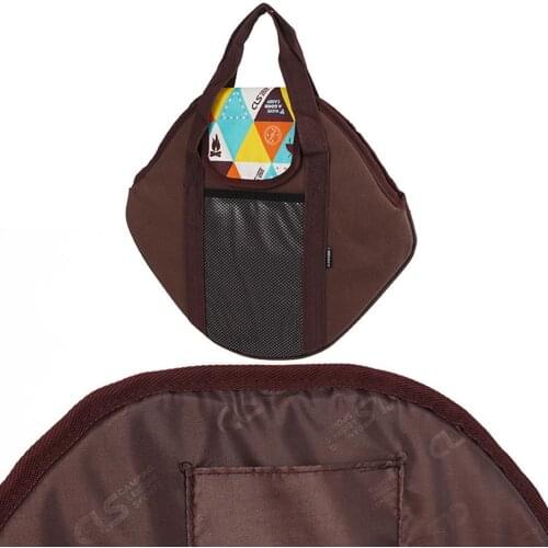 Outdoor Cast Iron Skillet Carrier Pan Storage Tote Bag For Cookware Cast Iron Pot Storage Bag Barbecue Tray Frying Pan Tote Bag