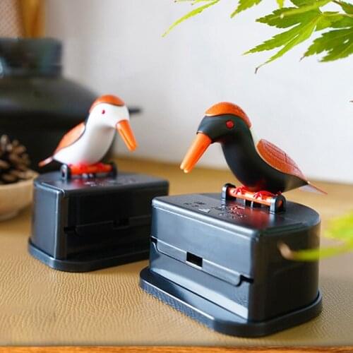 Smart Small Bird Toothpick Box Kitchen Automatic Push-type Household Toothpick Holder Animal Restaurant Toothpick Holder