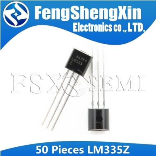50pcs/lot LM335Z TO-92 LM335 Precision Temperature Sensors