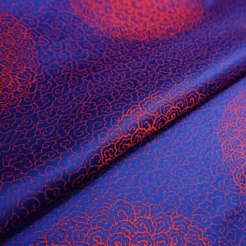 75cmx 100cm Metallic Jacquard Brocade Fabric, wind pattern 3D jacquard yarn dyed fabric for Womens Coat Dress Skirt