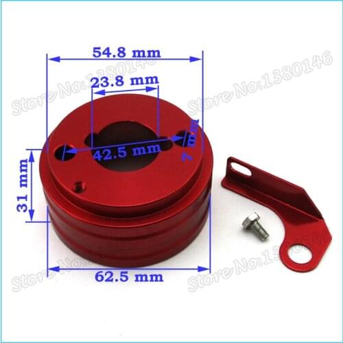 Air Filter Cleaner Adapter Stack For 6.5 HP Honda Clone GX160 GX200 Engine Go Kart Cart