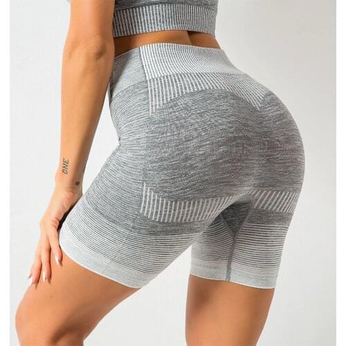 ATHVOTAR Short Women Leggings Gym Fitness Push Up Pants Seamless High Wasit Legging Quick Dry Breathable