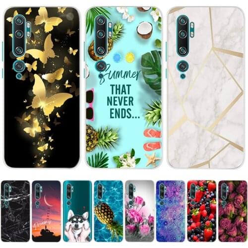 For Xiaomi Mi Note 10 CC9 Pro Case Bumper Funda TPU Soft Silicone Cover Case for Xiaomi Mi CC9 Pro 5G MiNote 10 Note 10 Pro Case
