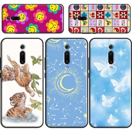 Cherry Pop Butterfly Burning Love Case For POCO F3 M3 Pro POCO X3 Pro Coque For Xiaomi Mi 11 Ultra 10T Pro Mi Note 10 Lite