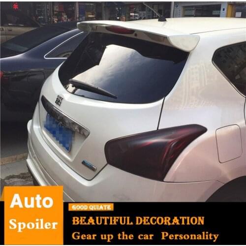 For Nissan Tiida Spoiler Versa Hatchback 2011/12/13/14/15 ABS Material Car Rear Wing Primer Color Trunk Rear Spoiler decoration