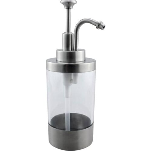 Stainless Steel Liquid Lotion and Soap Dispenser Pump Bottle Bathroom Kitchen Countertop Refillable Accessory Home Decor Gadget