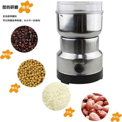 Electric Coffee Grinder Kitchen Cereals Nuts Beans Spices Grains Grinding Machine Multifunctional Home Coffe Grinder Machine
