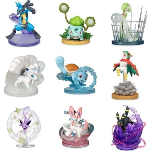 Pokemon Starry Dream Anime Figures Kids Toys Model Action Figure Gardevoir Lucario Hawlucha Collections Dolls Childrens Gifts