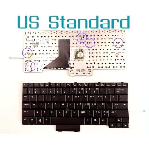 US English Version Keyboard for HP/Compaq 451748-001 V070146AS1 466105-001 PK1303B0200 AE0T2U00010 506677-001 Laptop