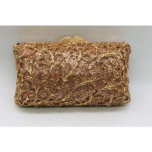 Lady Rhinestone Floral clutches bags Women Crystal Clutch Bags multi color Ladies Gemstone Diamond Shoulder bag Handbags wallet