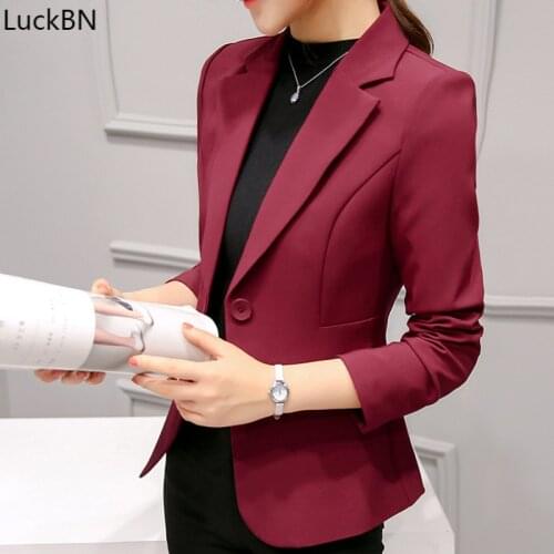 LuckBN Women's Business Blazers