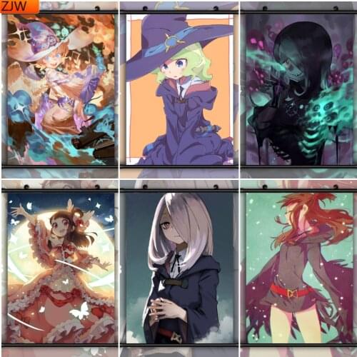 Little Witch Academy Animation Diamond Painting Diamond Inlaid Diamond Mosaic Diamond Embroidery Cross Stitch Kits Home Decor