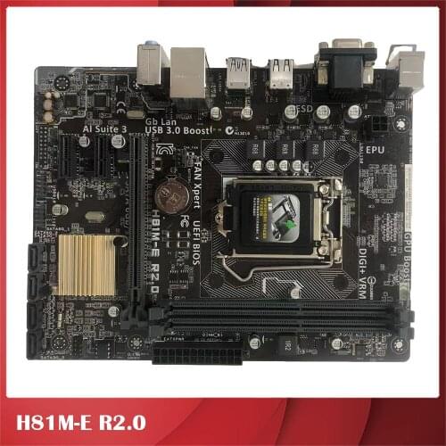 Original Desktop Motherboard for ASUS for H81M-E R2.0 H81 1150 Fully Tested,High Quality
