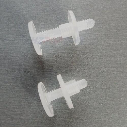 Plastic Nylon Binding Nut Fasteners Screws Corrugated Binder Post Lock Button Rivet Studs Twisted By Hand Environmental 200sets