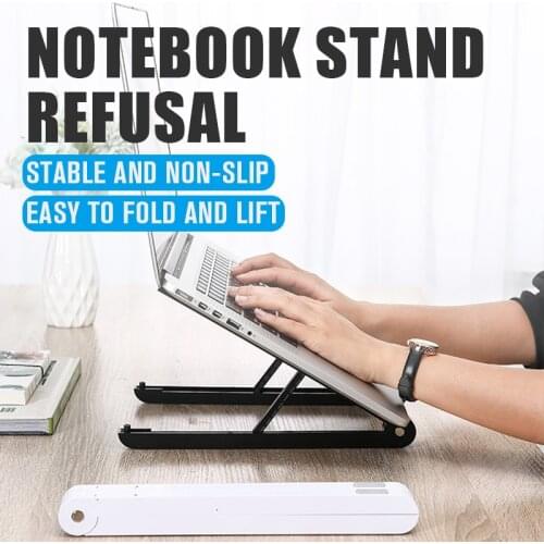 Adjustable Laptop Stand for Phone and Tablet Desktop Heightening Lifting Bracket Cooling Foldable Stand Macbook Pro Accessories