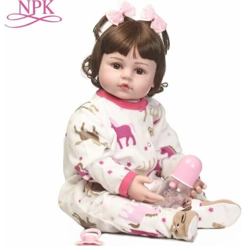 Silicone Reborn Baby Dolls Reborn Babies Toys For Children 60cm Dolls For Girls 24 Inch Bonecas Reborn De Silicone Inteiro Toys