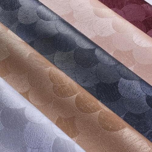 1 Meter 135cm Width Synthetic Leather Mermaid Leather Fabric For Sofa Handbags Shoes Diy Pu Leather Textile For Furniture