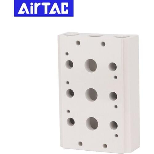Airtac confluence valve plate 200M-3/4/5/6/7/8F 4V210-08 solenoid valve base