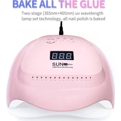 Nail Lamp UV Nail Dryer For All Gel Polish Sun Light Infrared Sensor UV Led Lamp For Manicuring 36 Lamps 10s/30s/60s/99s Timers
