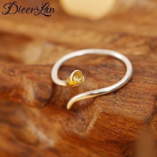 2020 New Arrival Silver Color Rose Flower Rings For Women Ladies Adjustable Rings Vintage Jewelry