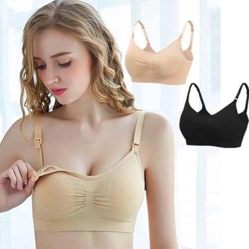 Women Maternity Bra Feeding Pregnancy Breastfeeding Bra Nursing Underwear Clothes for Prevent Sagging Breast Feeding Bra