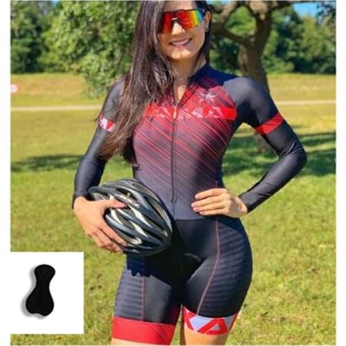 Womens Breathable Sublimation Cycling Triathlon Suit, Triathlon Jumpsuit cycling wear ,Triathlon Bike Road Sport Clothes Suits