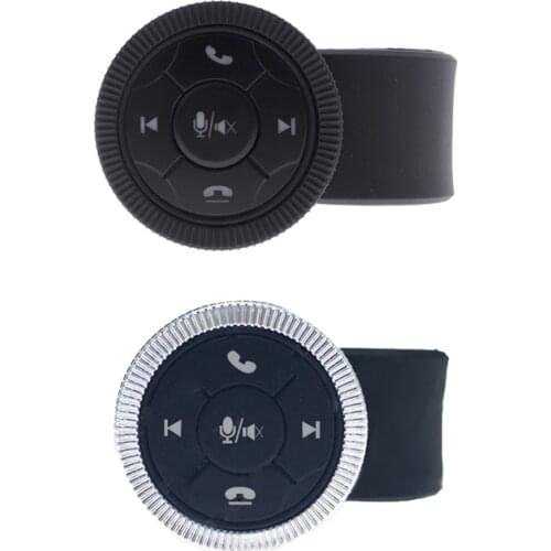 1Set New7-Key Car Wireless Steering Wheel Control Button With Resin Strap For Car Android DVD/GPS Navigation Player High Quality